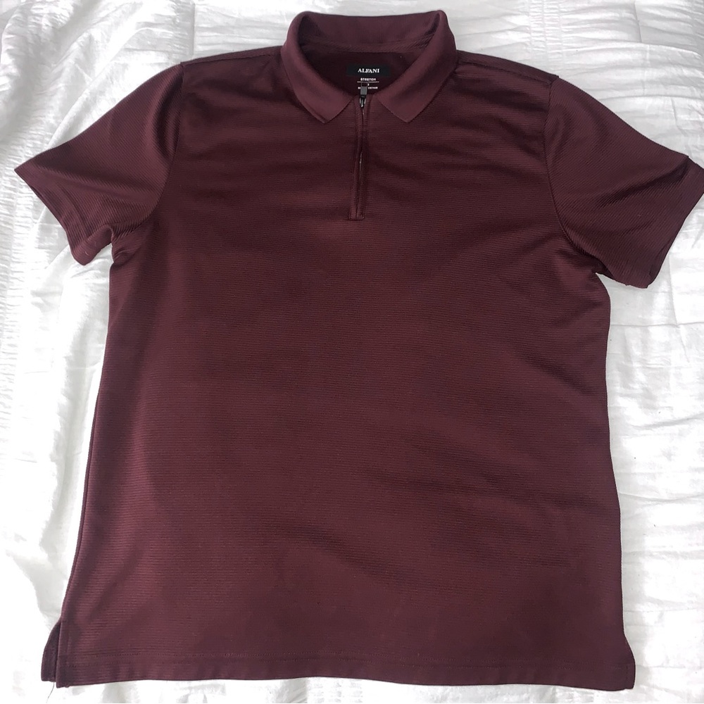 Alfani zipper polo